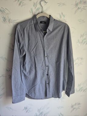 Theory Men's PS Tessel Long Sleeve Button Down Shirt Size Small